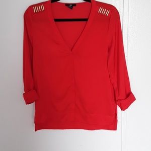 H&M Orange Blouse